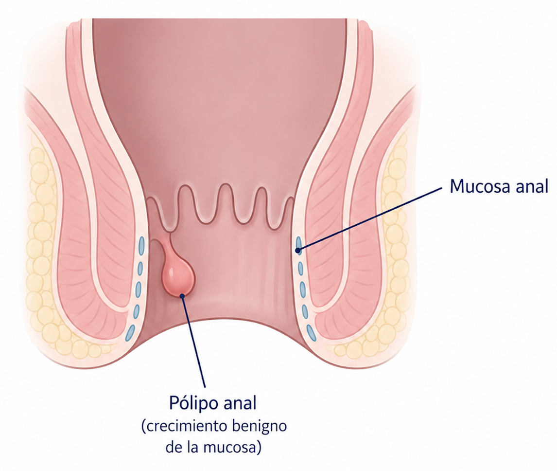 Pólipos anales — extirpación